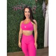 Conjunto de Top Um Ombro e Calça LIZ