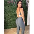 Conjunto de Top Um Ombro e Calça LIZ