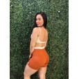 Conjunto de Top de Alça e Short  bruna